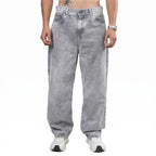 PANTALON BAGGY GRIS PERLA