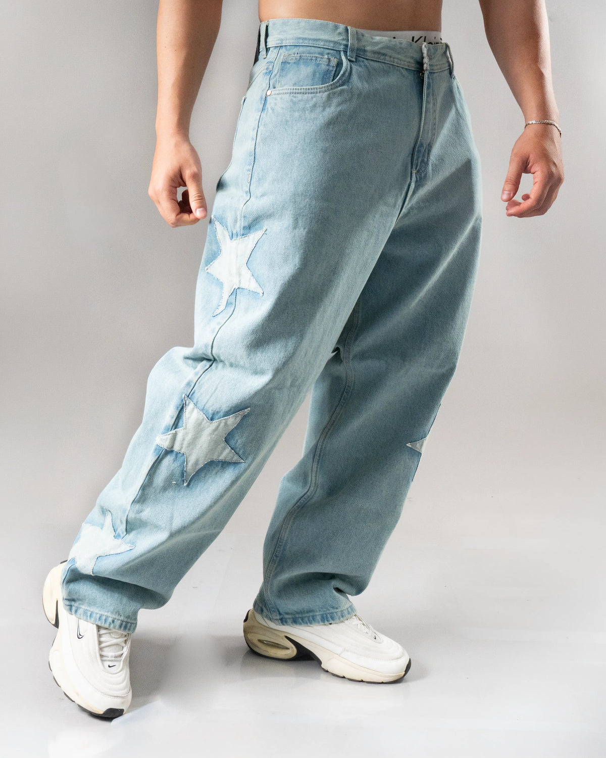 JEANS ESTRELLAS AZUL CLARO