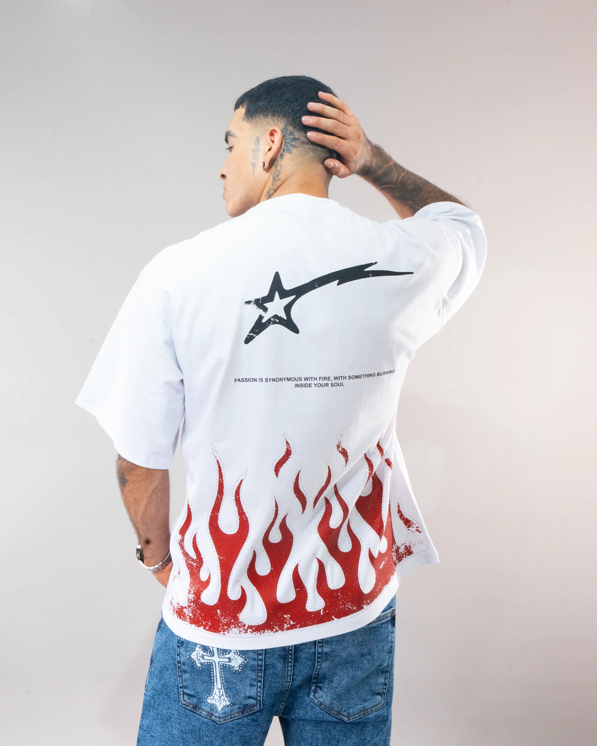 CAMISETA FIRE AND PASSION