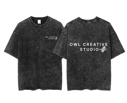 camiseta OWL CREATIVE STUDIO ACID WASH