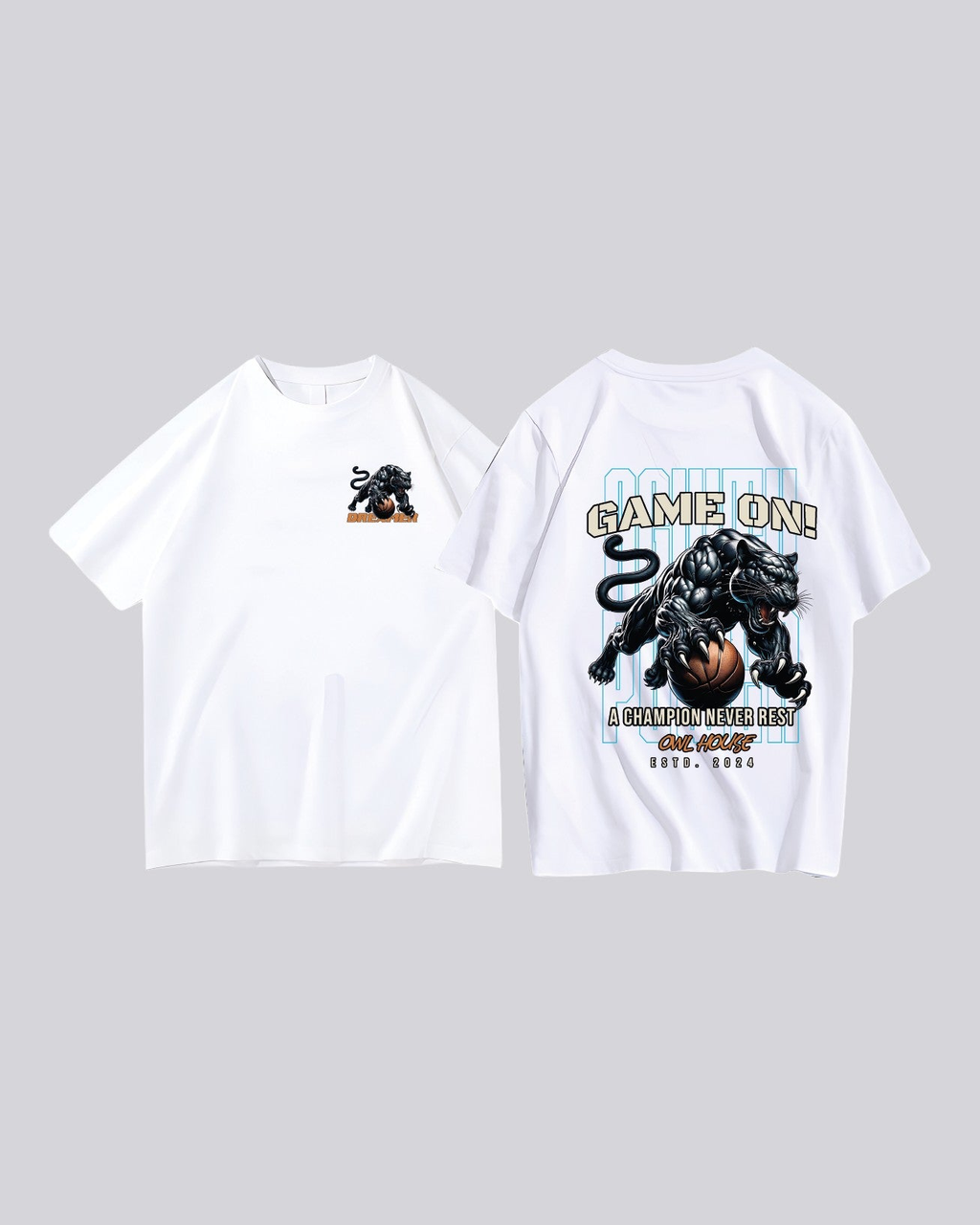 camiseta GAME ON clasica