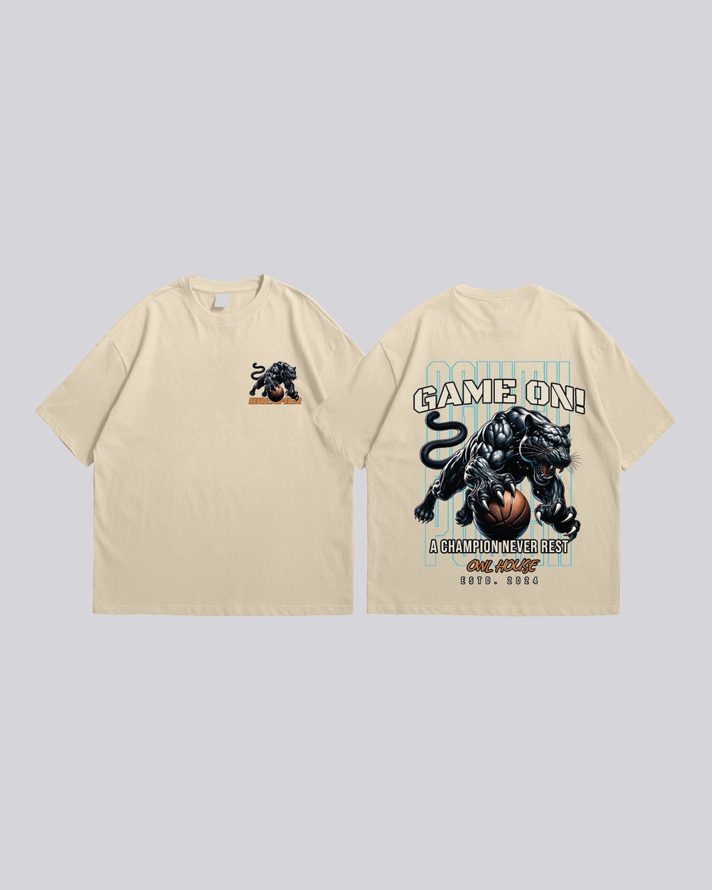 camiseta GAME ON clasica