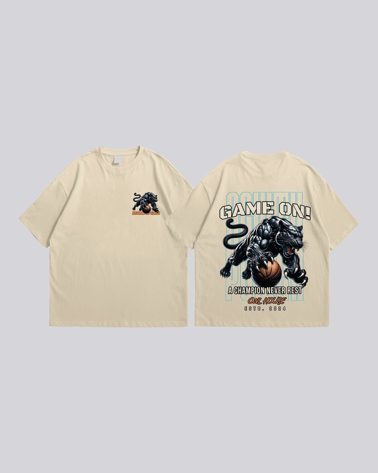 camiseta GAME ON clasica