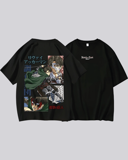 camiseta   attack on titan Levi