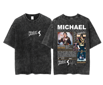 camiseta MICHAEL JACKSON  ACID WASH
