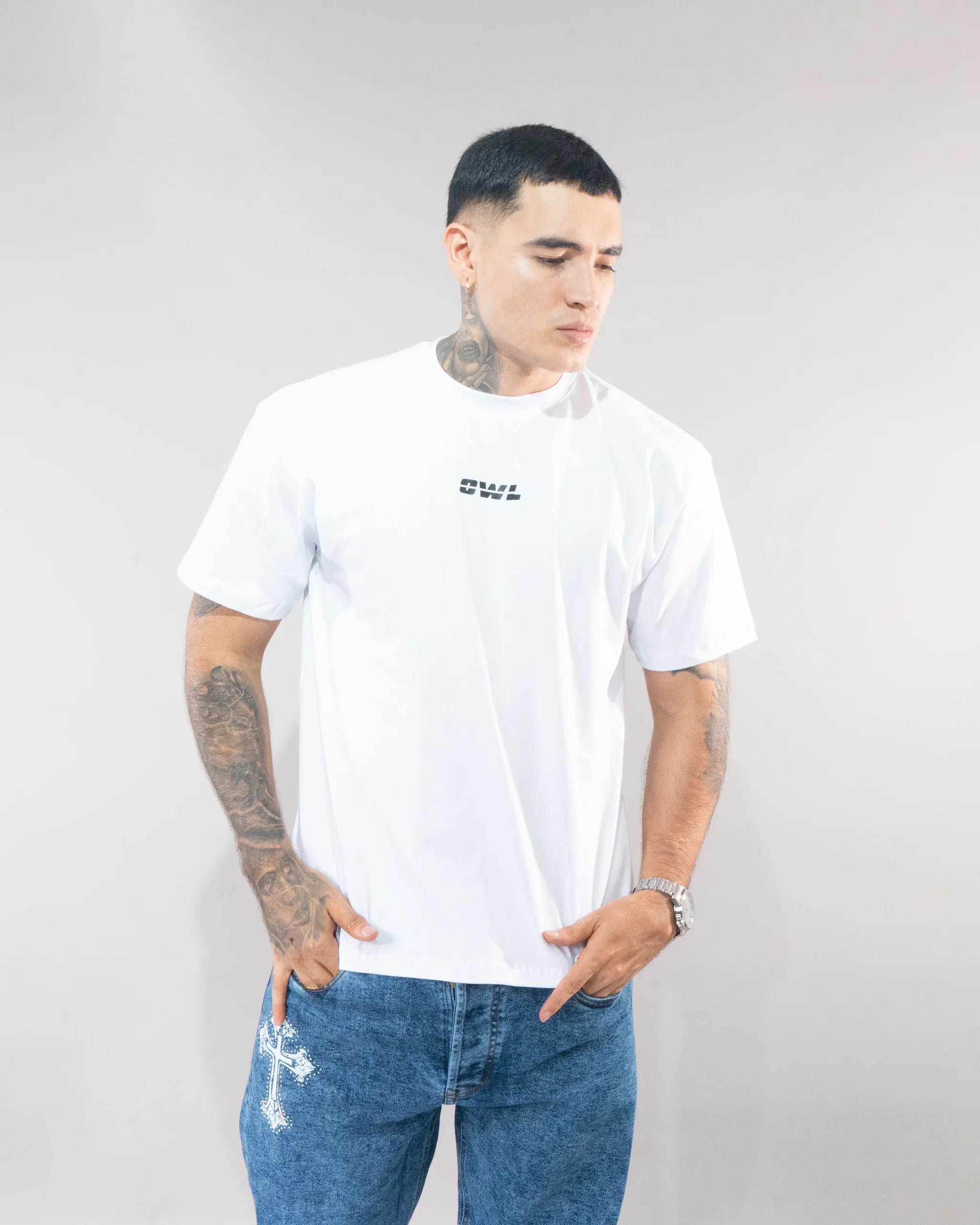 CAMISETA OWL ESSENTIAL BLANCO - horma clasica