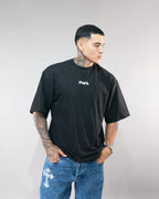 CAMISETA OWL ESSENTIAL NEGRO - horma oversize