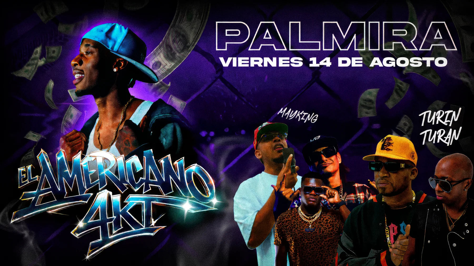 El Americano 4KT en Palmira - banner del evento