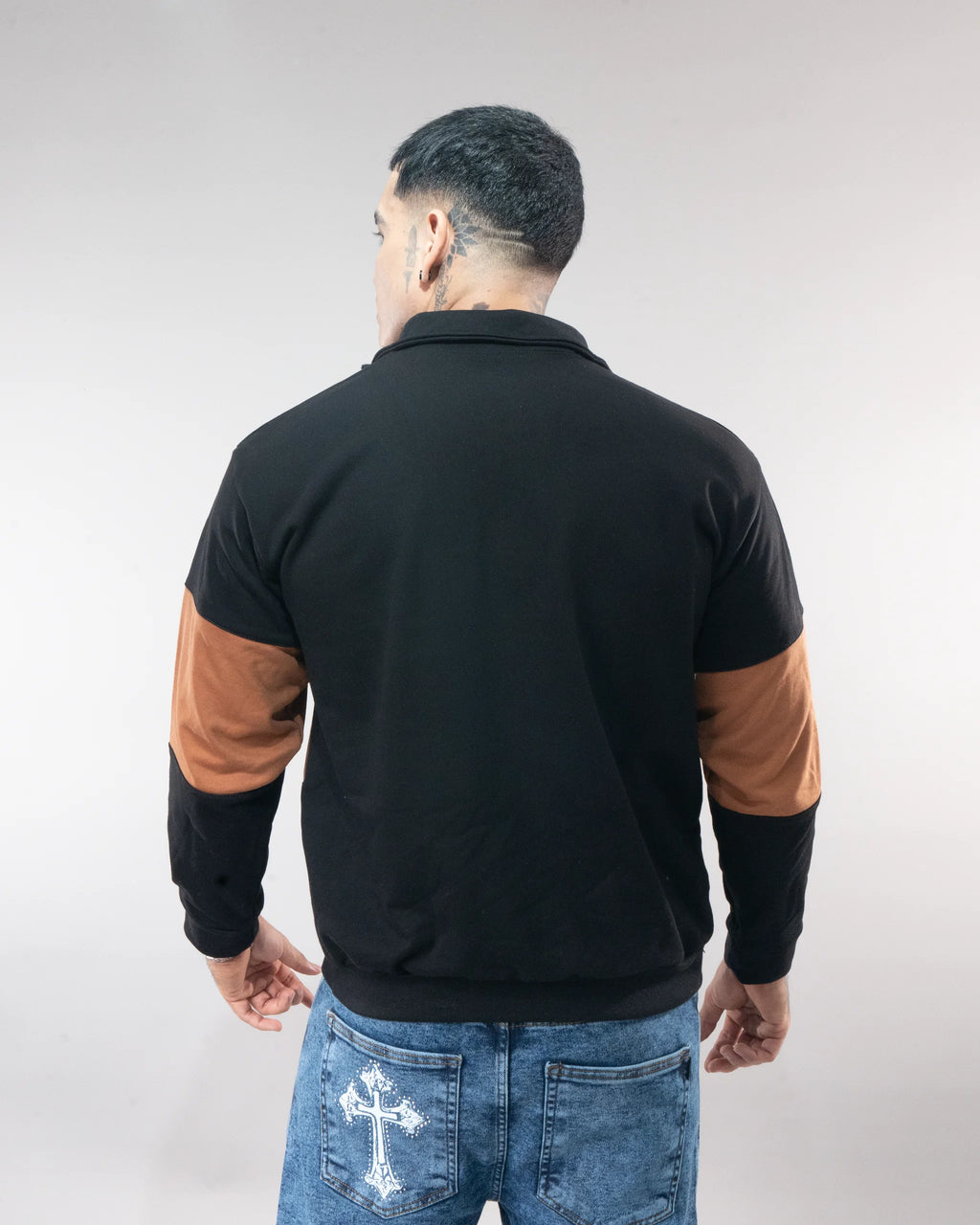 SACO DELUXE NEGRO - Negro/Café