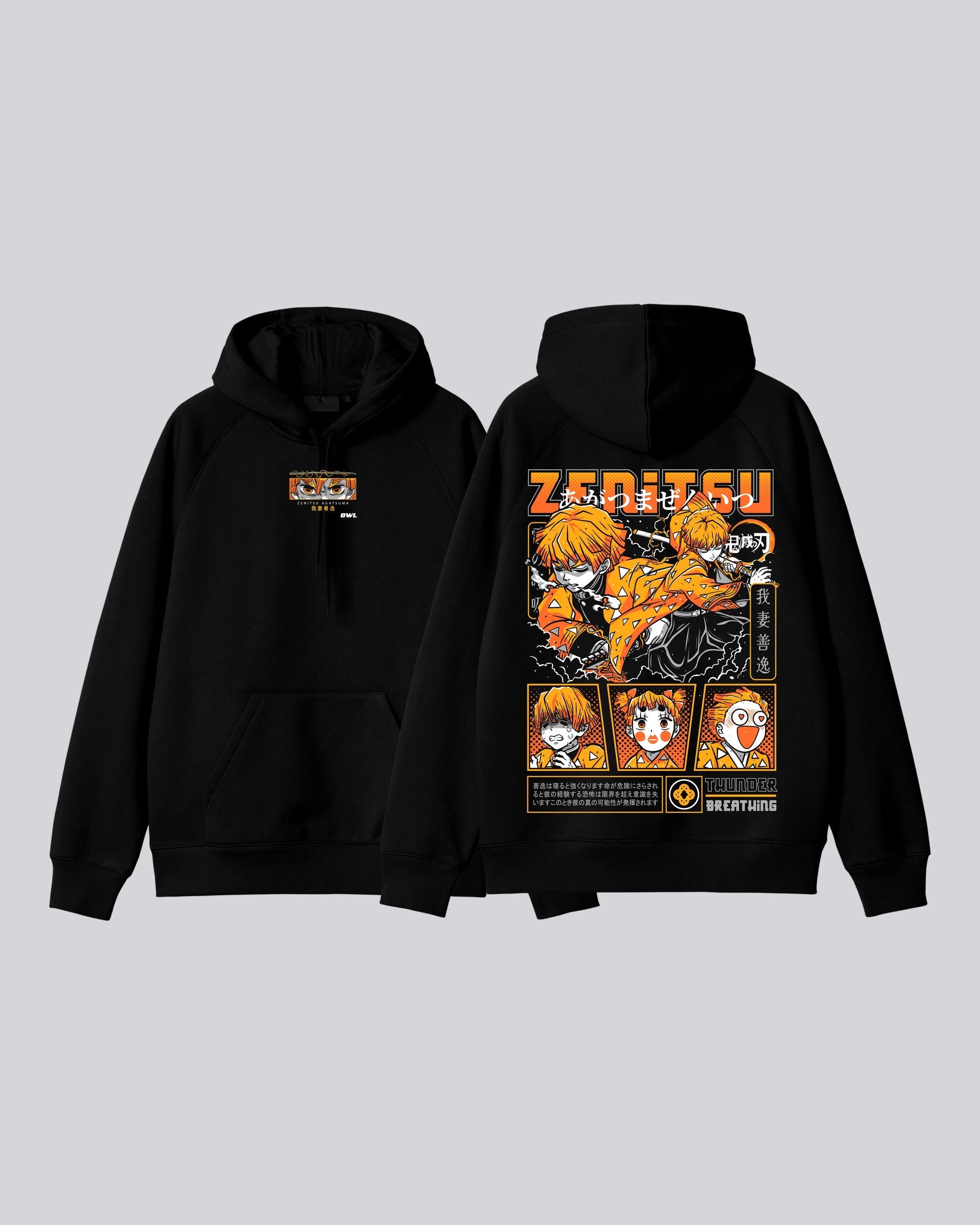 Hoodie ZENITSU  KIMETSU